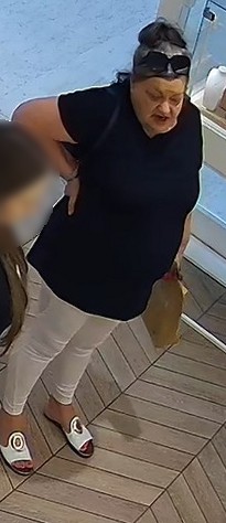 wizerunek poszukiwanej kobiety