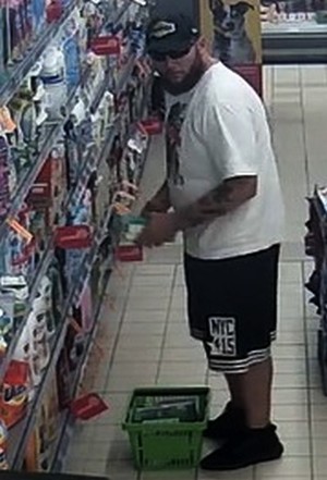 wizerunek poszukiwanego mężczyzny