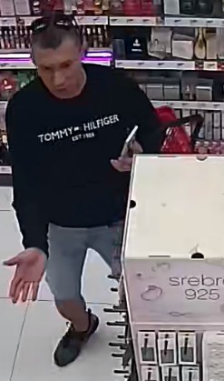 wizerunek poszukiwanego mężczyzny