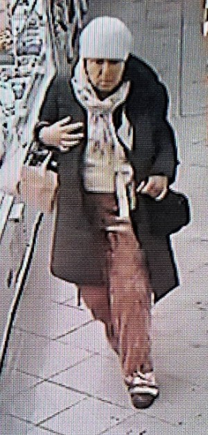 wizerunek poszukiwanej kobiety