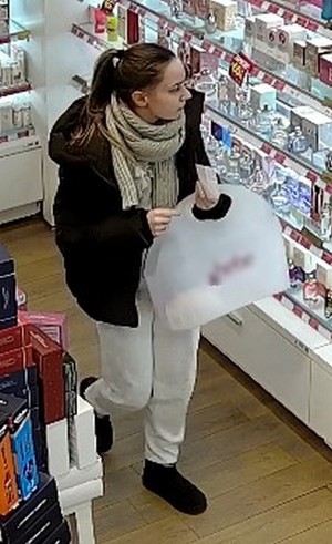 wizerunek poszukiwanej kobiety