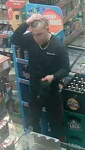 wizerunek poszukiwanego mężczyzny