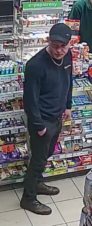 wizerunek poszukiwanego mężczyzny