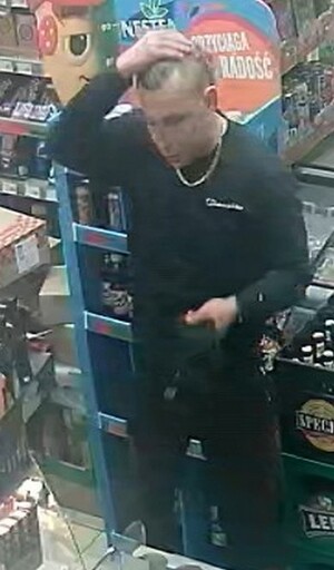 wizerunek poszukiwanego mężczyzny