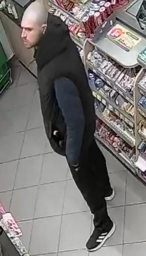 wizerunek poszukiwanego mężczyzny