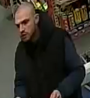 wizerunek poszukiwanego mężczyzny