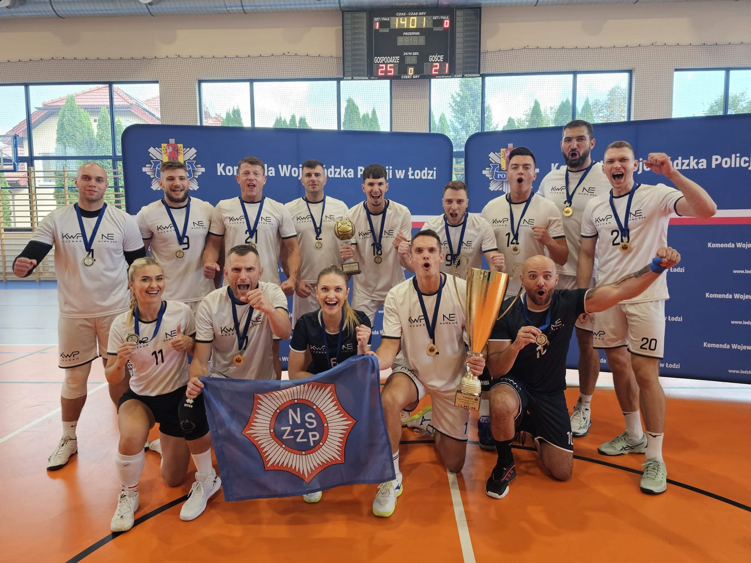 KWP w Poznaniu mistrzem Polski w piłce siatkowej